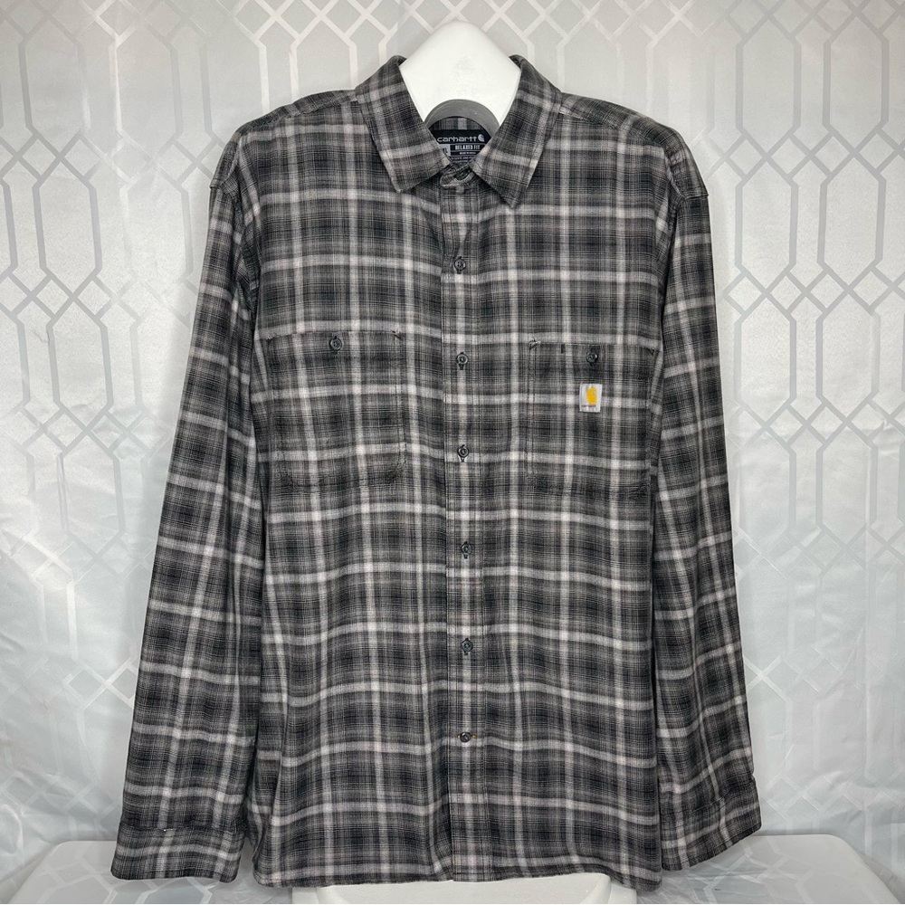 Carhartt Rugged Flex Relaxed Fit Plaid Flannel Shirt 2X